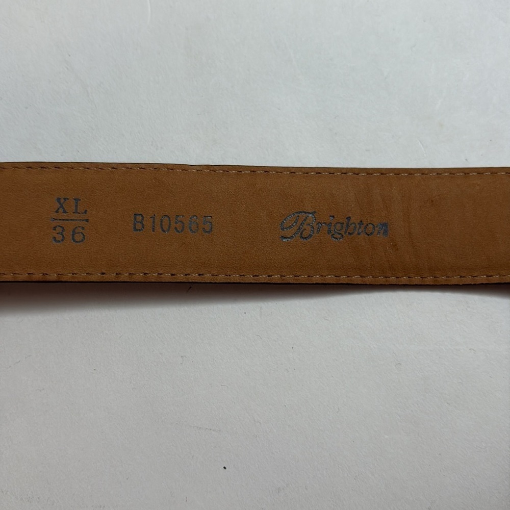 BRIGHTON leather belt - Picture 5 of 5